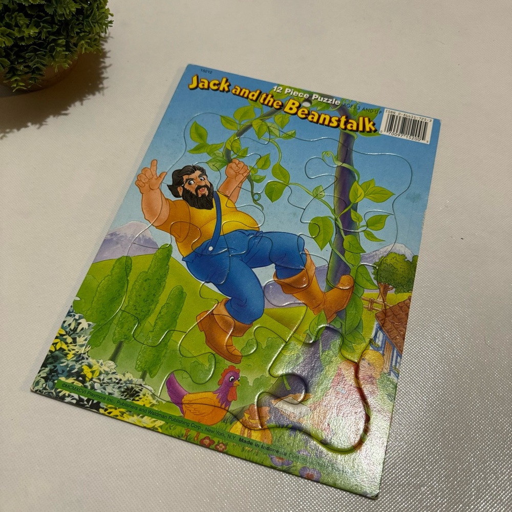 Vintage 1997‎ Jack and the Beanstalk 12 Piece Puzzle